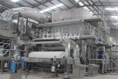 3600mm Crescent Former Tissue Paper Machine