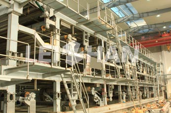 100TPD Corrugated Paper Machine In Paper Plant