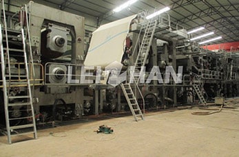 Leizhan’s 30T/D Corrugated Paper Machine