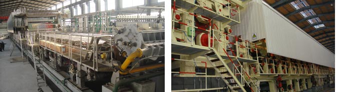 Corrugated-paper-board-making-machine