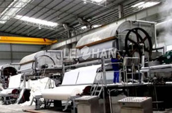 Small Yield Tissue Paper Production Line Machine