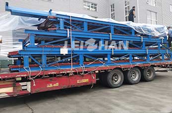 Delivery Site of Chain Conveyor Customized by Iranian